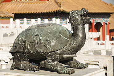 Sculpture, Forbidden City (Palace Museum), Beijing, China, Asia