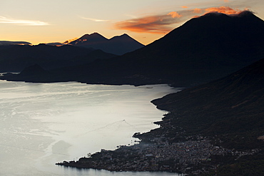 Landscape, San Pedro, Lago Atitlan, Guatemala, Central America