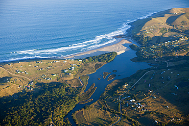 Landscape of Wild Coast, Mbotyi, Eastern Cap, South Africa