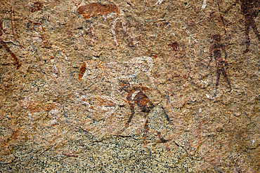 The White Lady Rock Painting, Brandberg, Erongo, Namibia