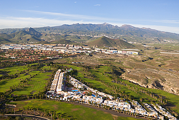 Golf Course near Los Christianos, Tenerife, Canary Islands, Spain