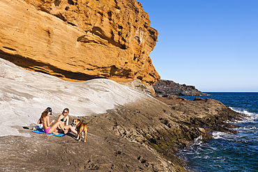 Petrified Dunes near Costa del Silencio, Tenerife, Canary Islands, Spain