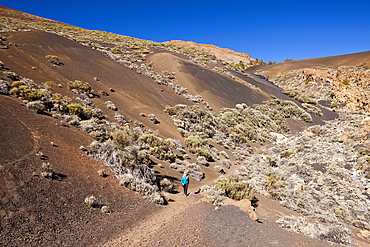 Black Moonlandscape at Teide National Park, Tenerife, Canary Islands, Spain