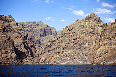 Coast Playa de Masca at End of Masca Gorge, Tenerife, Canary Islands, Spain