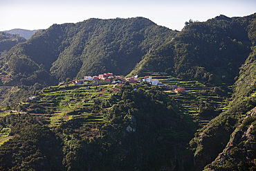 View from Taborno to Las Carboneras at Anaga Mountains, Tenerife, Canary Islands, Spain