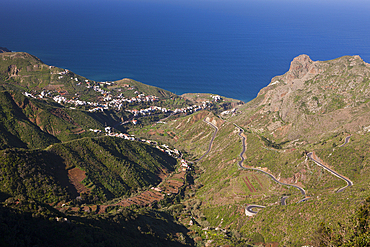 Taganana Village in the Anaga Mountains, Tenerife, Canary Islands, Spain