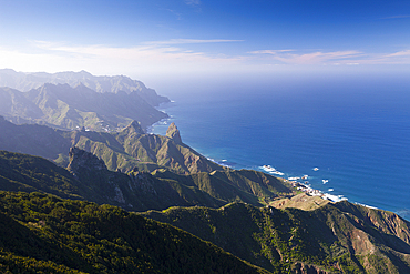 View from Mount Chinobre to North Coast, Tenerife, Canary Islands, Spain