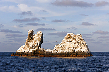 Rocks of Diving Site Roca Partida, Revillagigedo Islands, Mexico