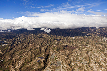 Aerial View of Southeast Coast, Tenerife, Spain