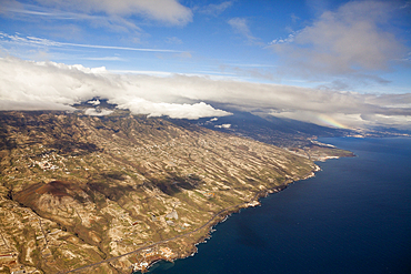 Aerial View of Coast near Fasnia, Tenerife, Spain