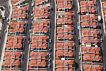 Aerial View Streets of Abades, Tenerife, Spain