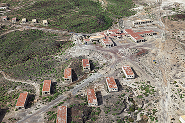 Aerial View of Lepra station near Abades, Tenerife, Spain