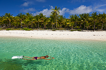 Snorkeling off Fadol Island, Kai Islands, Moluccas, Indonesia