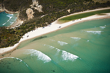 Aerial View of Moreton Island, Brisbane, Australia