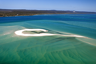 Aerial View of Moreton Bay, Brisbane, Australia