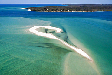 Aerial View of Moreton Bay, Brisbane, Australia