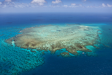 Aerial View of Great Barrier Reef, Queensland, Australia