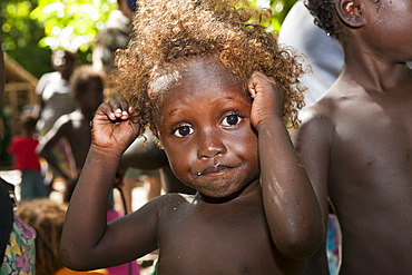 Children of Telina Island, Marovo Lagoon, Solomon Islands