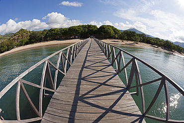 Pier of Komodo Island, Komodo National Park, Indonesia