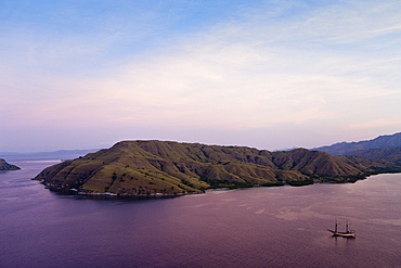 View over Gili Lawa Darat Bay, Komodo National Park, Indonesia