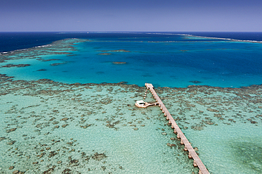 View from Sanganeb Lighthouse, Red Sea, Sudan