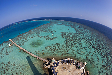 View from Sanganeb Lighthouse, Red Sea, Sudan