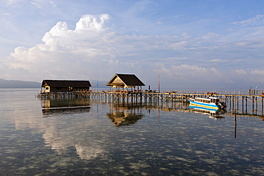 Jetty of Papua Explorers Resort, Gam, Raja Ampat, West Papua, Indonesia