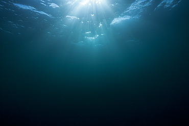 Sunbeams in Ocean, Raja Ampat, West Papua, Indonesia