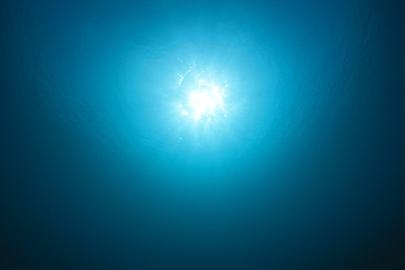 Sunbeams in Ocean, Raja Ampat, West Papua, Indonesia