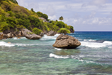 Beach of Flying Fish Cove, Christmas Island, Australia