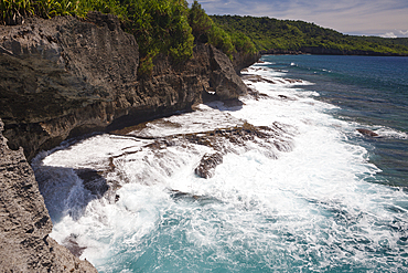 Surf Zone at Martin Point Lookout, Christmas Island, Australia