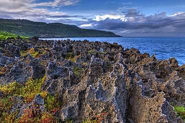 Rock Formations near Lily Beach, Christmas Island, Australia