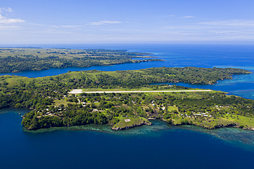 Aerial View of Tufi with Aristrip, Tufi, Cape Nelson, Papua New Guinea