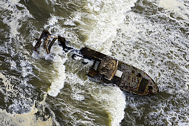 Shipwreck Zeila at Skeleton Coast, Henties Bay, Namibia