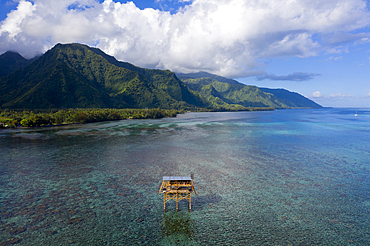 Billabong Platform of Teahupoo, Tahiti, French Polynesia