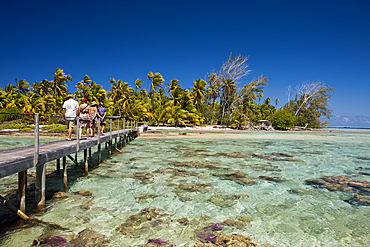 Lagoon of Tetamanu Village, Fakarava, Tuamotu Archipel, French Polynesia