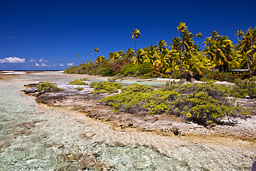 Lagoon of Tetamanu Village, Fakarava, Tuamotu Archipel, French Polynesia