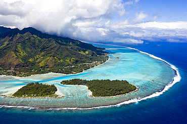 Lagoons at Northwest of Moorea, Moorea, French Polynesia