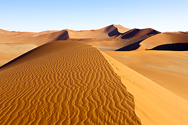 Dunes in Sossusvlei Area, Namib Naukluft Park, Namibia