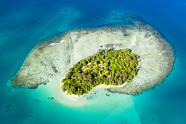 Aerial View of Lissenung Island, New Ireland, Papua New Guinea