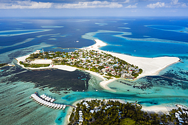 Inhabited Island Guraidhoo, South Male Atoll, Indian Ocean, Maldives