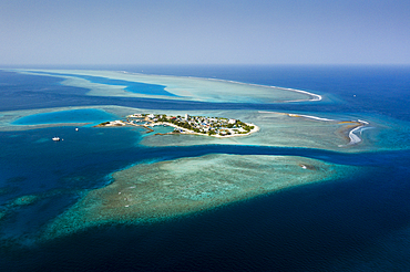 Inhabited Island Gulhi, South Male Atoll, Indian Ocean, Maldives