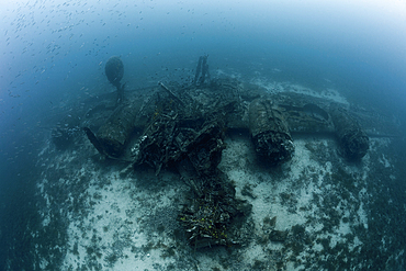 B-24 Liberator Bomber Wreck, Vis Island, Mediterranean Sea, Croatia