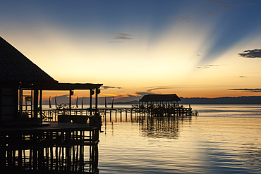 Sunset at Raja Ampat Dive Lodge, Raja Ampat, West Papua, Indonesia