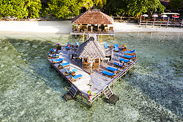 Bar of Raja Ampat Dive Lodge, Raja Ampat, West Papua, Indonesia