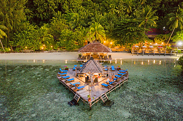 Bar of Raja Ampat Dive Lodge, Raja Ampat, West Papua, Indonesia