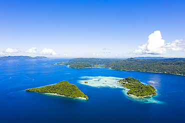 Tropical islands near Waigeo, Raja Ampat, West Papua, Indonesia