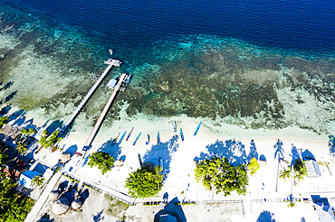 Beach of Sauwandarek Village, Raja Ampat, West Papua, Indonesia