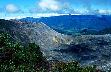 Crater of the Poas Volcano, Costa Rica, South america, Cocos Island, South america, Latin america