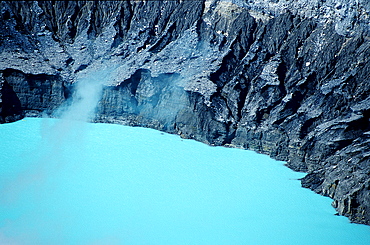 Crater of the Poas Volcano, Costa Rica, South america, Cocos Island, South america, Latin america